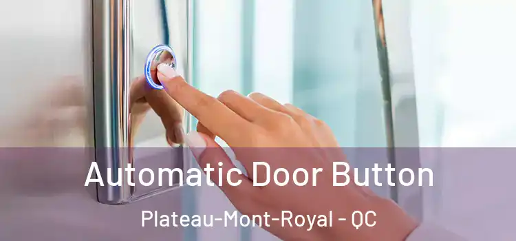 Automatic Door Button Plateau-Mont-Royal - QC
