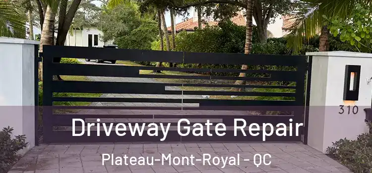Driveway Gate Repair Plateau-Mont-Royal - QC