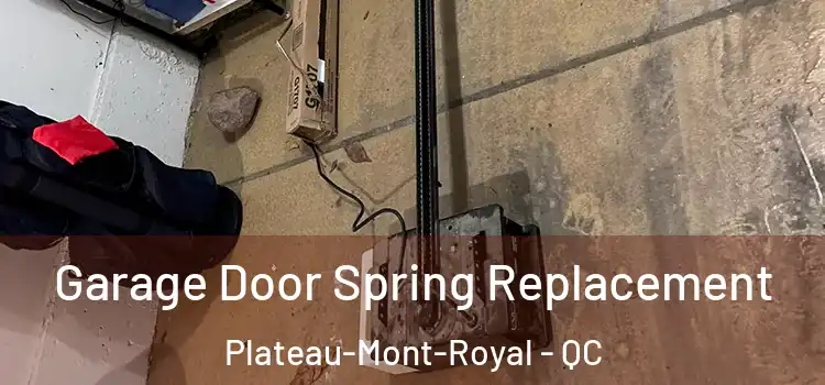  Garage Door Spring Replacement Plateau-Mont-Royal - QC