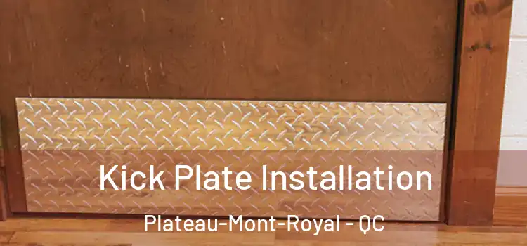 Kick Plate Installation Plateau-Mont-Royal - QC